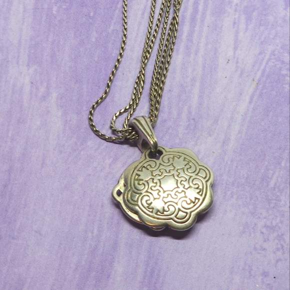 Brighton Silver Tone Charm Multi Strand Necklace - Picture 1 of 7